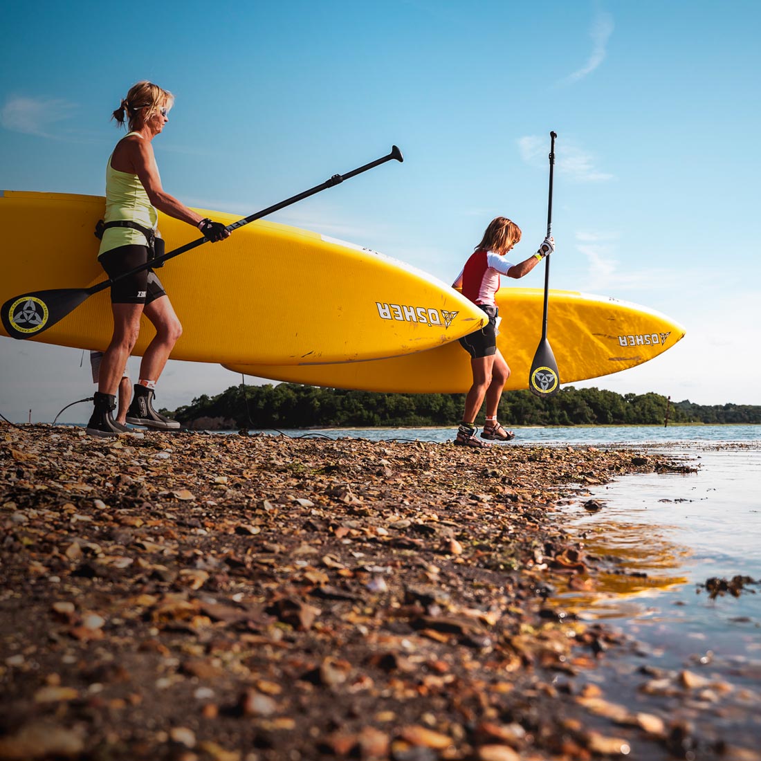 Children enjoying mixed paddlesport fun at Piddinghoe Lake