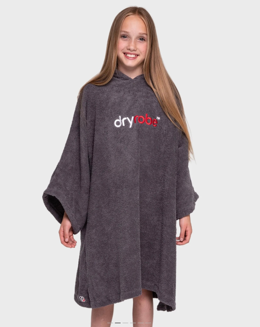 Dryrobe Kids Organic Towel - Slate Grey