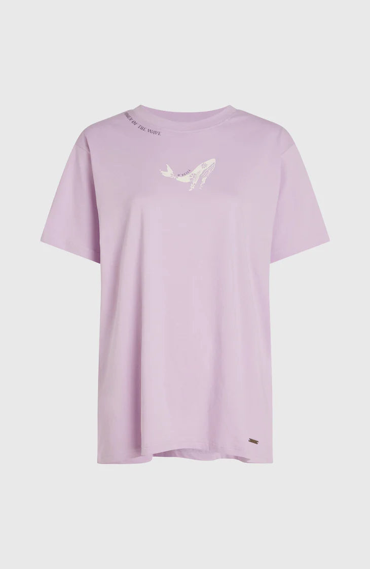 O’Neill Woman Of The Wave T-Shirt -Pale Lavender