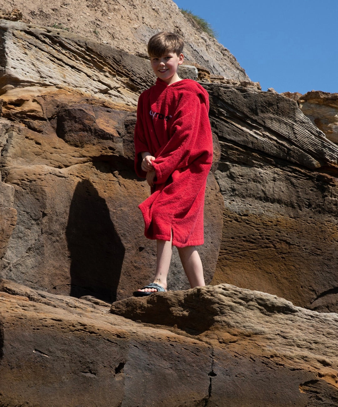 Dryrobe Kids Organic Towel - Red