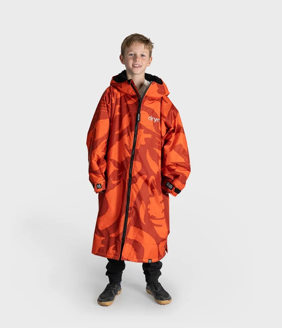 Dryrobe Kids Advance Long Sleeve Changing Robe - Mosaic Palm