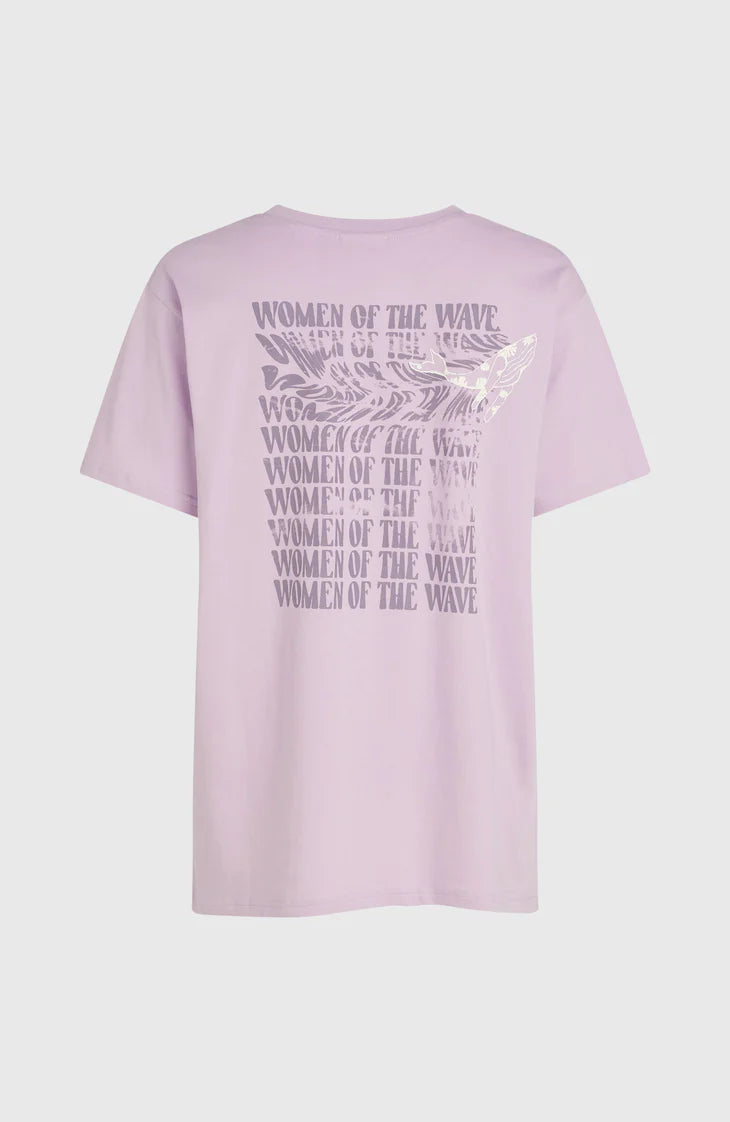 O’Neill Woman Of The Wave T-Shirt -Pale Lavender