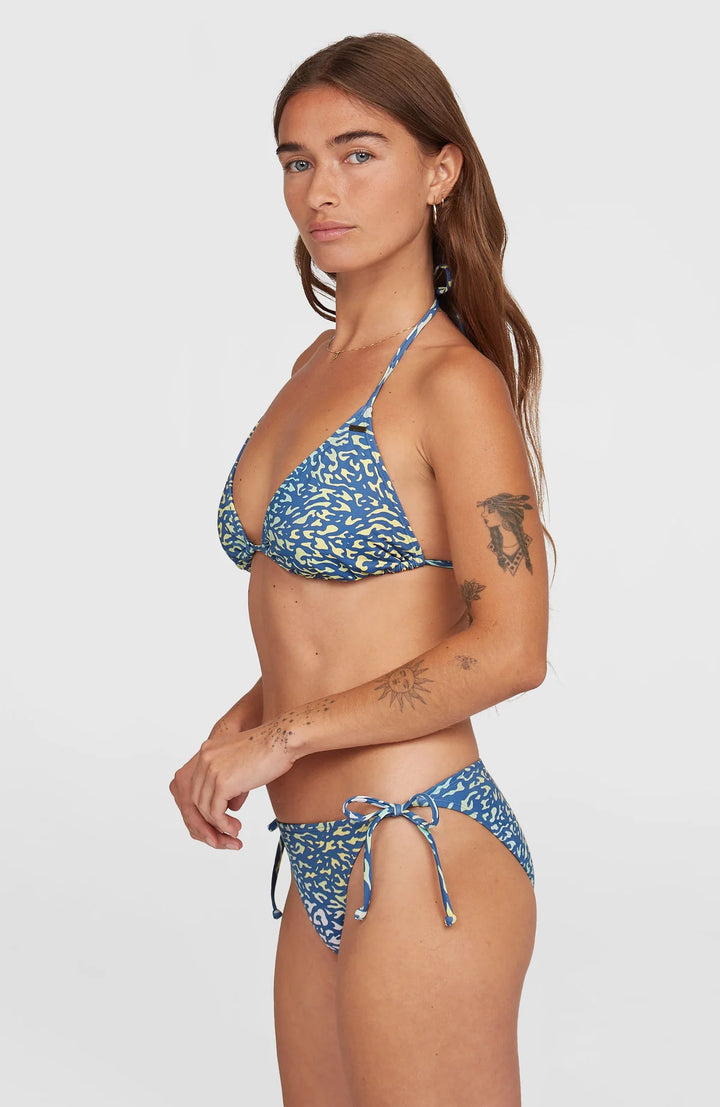 O’Niell Essentials Capri Bondey Bikini - Yellow Animal Blur