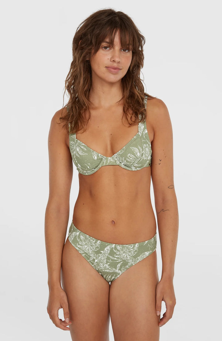 O’Neill Saltwater Elsie Rita Bikini Set - Green Textured Jungle
