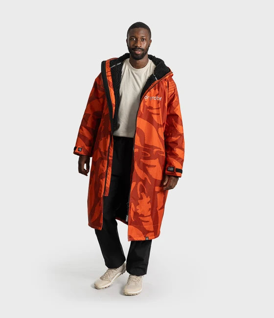 Dryrobe Advance Long Sleeve Changing Robe - Mosaic Palm