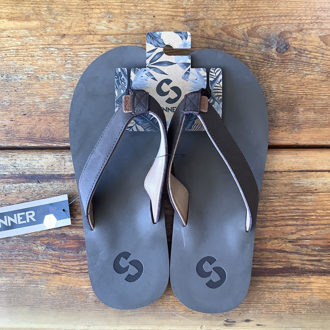 Sinner Mens Roko Sandals- Brown