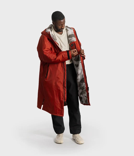 Dryrobe Advance Long Sleeve Changing Robe - Burnt Orange