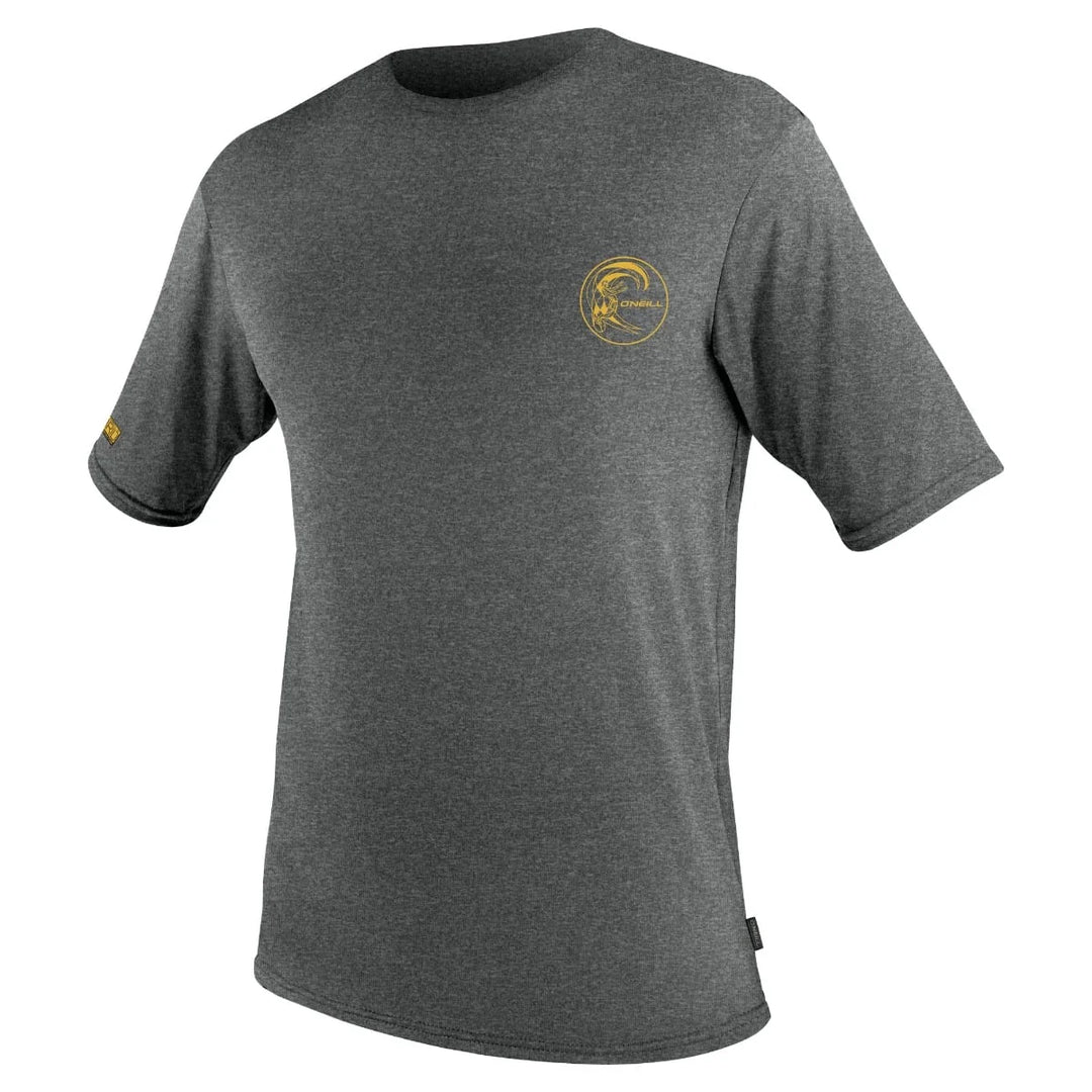 O'Neill Youth Trvlr Hybrid Short Sleeve Sun Shirt in Graphite