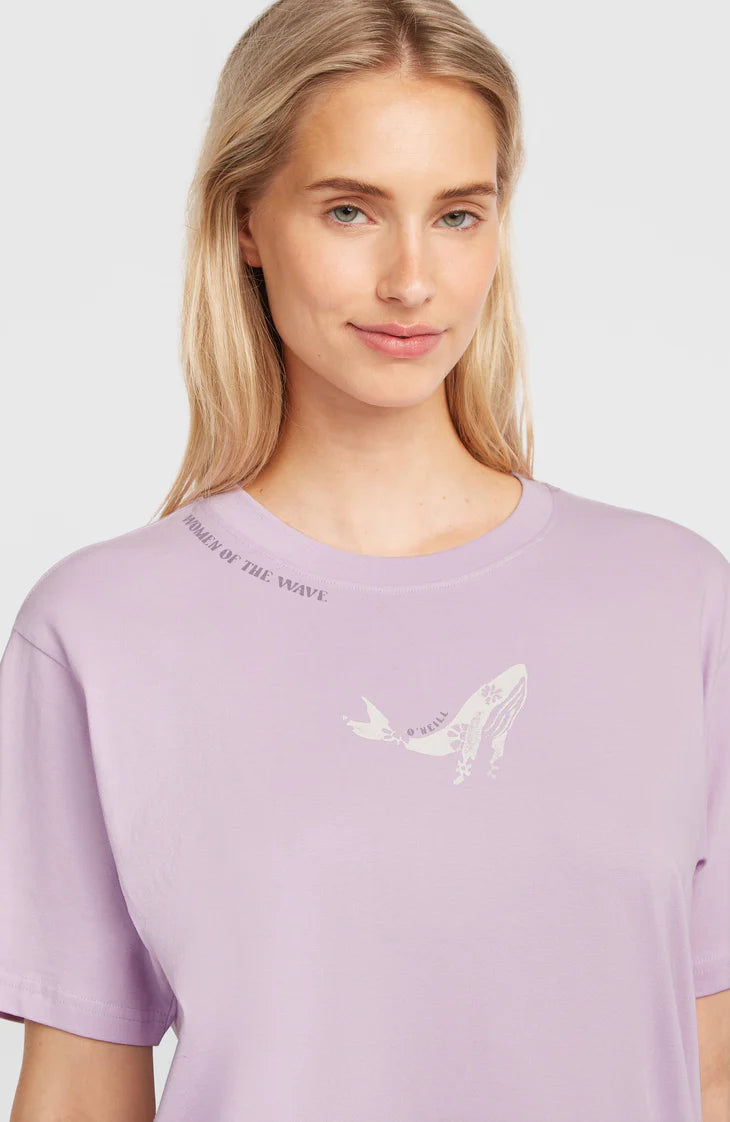 O’Neill Woman Of The Wave T-Shirt -Pale Lavender