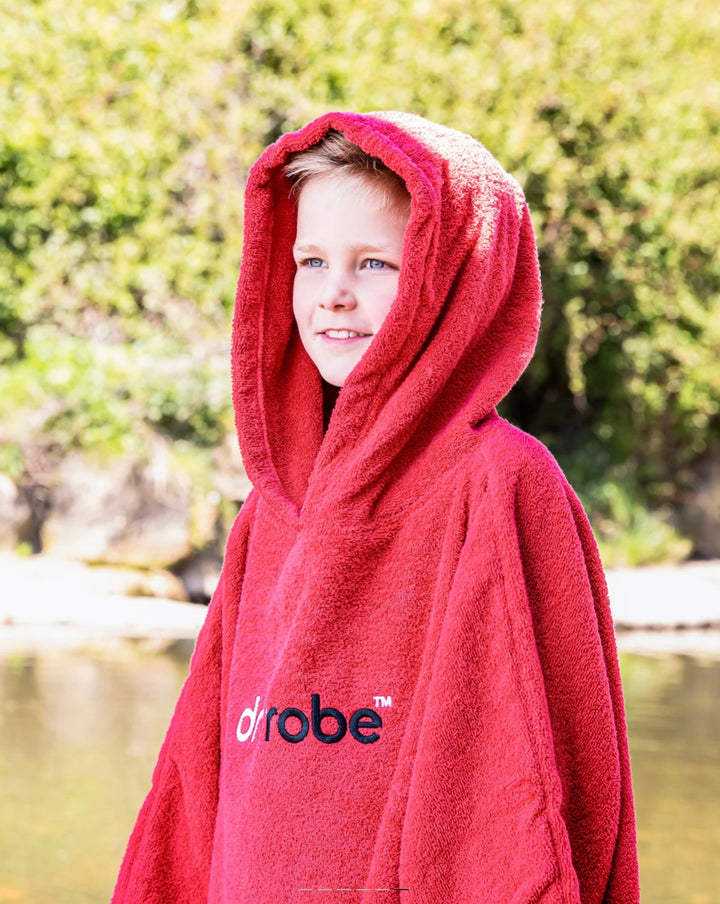 Dryrobe Kids Organic Towel - Red