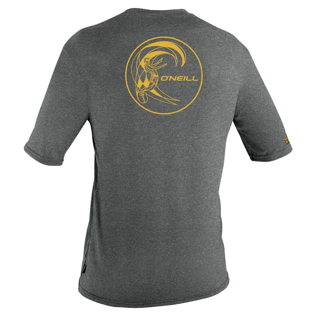 O'Neill Youth Trvlr Hybrid Short Sleeve Sun Shirt in Graphite