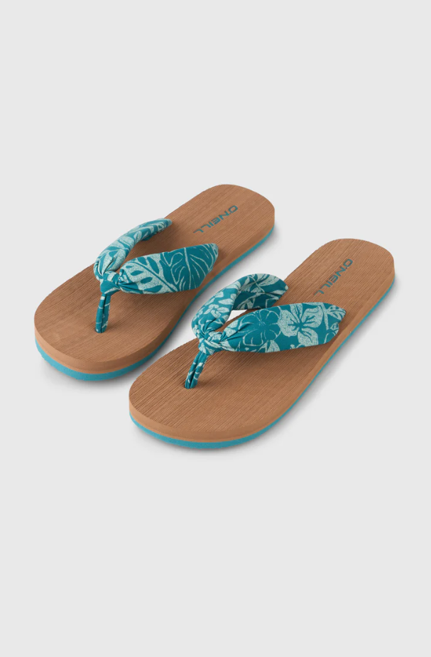 O’Neill Womens Ditsy Sun Sandals- Green