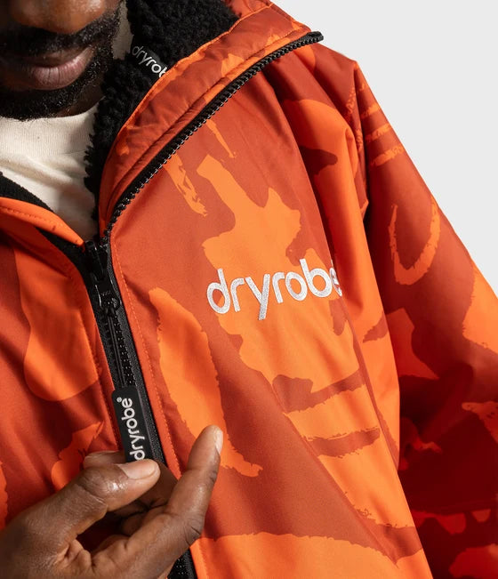Dryrobe Advance Long Sleeve Changing Robe - Mosaic Palm
