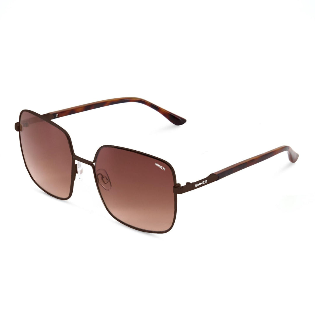Sinner Sunglasses - MADIKI - MATTE BROWN METAL