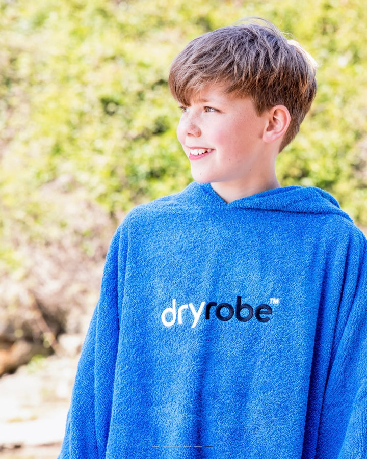 Dryrobe Kids Organic Towel - Colbalt Blue