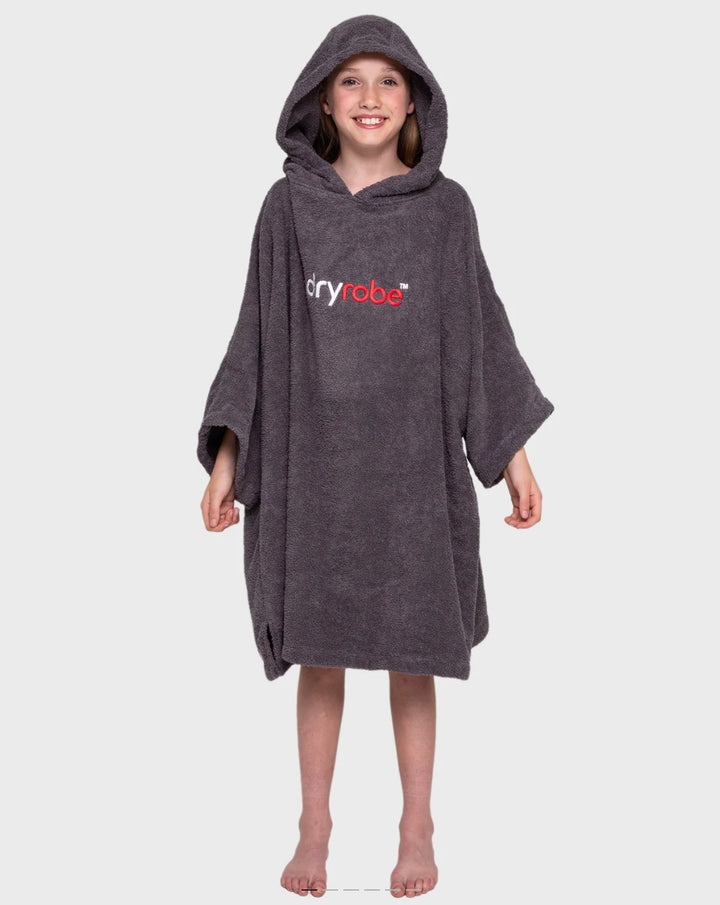 Dryrobe Kids Organic Towel - Slate Grey