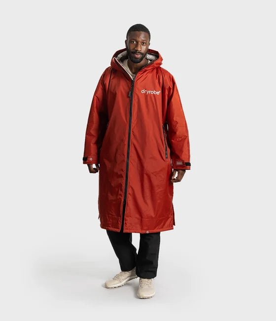 Dryrobe Advance Long Sleeve Changing Robe - Burnt Orange