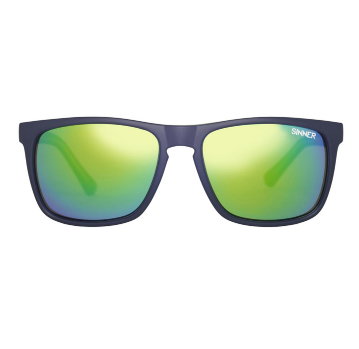 Sinner Sunglasses - MATTE DARK BLUE / GREEN - SINTEC® LENS
