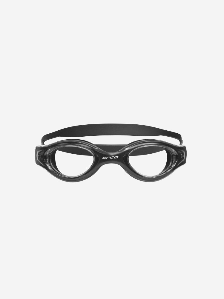 Orca Killa Vision Swim Goggles - Medium Fit - Clear Lens/ Black Frame 2