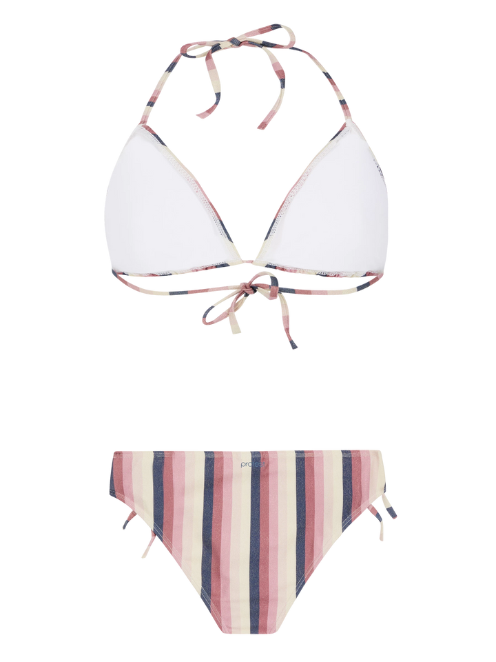 Protest PRTMOLA Striped Triangle Bikini - Deco Pink