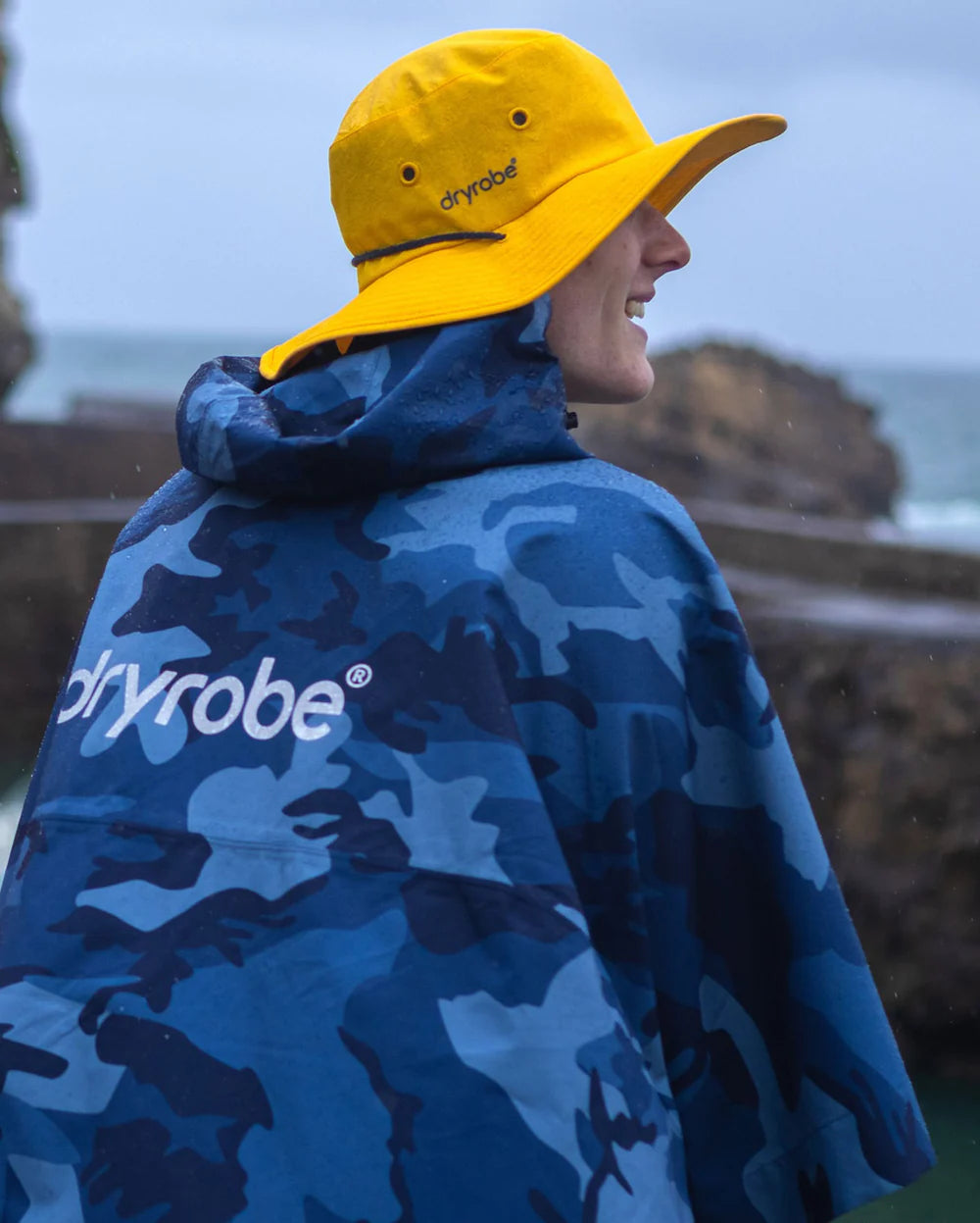 Dryrobe Quick Dry Brimmed Hat - Yellow