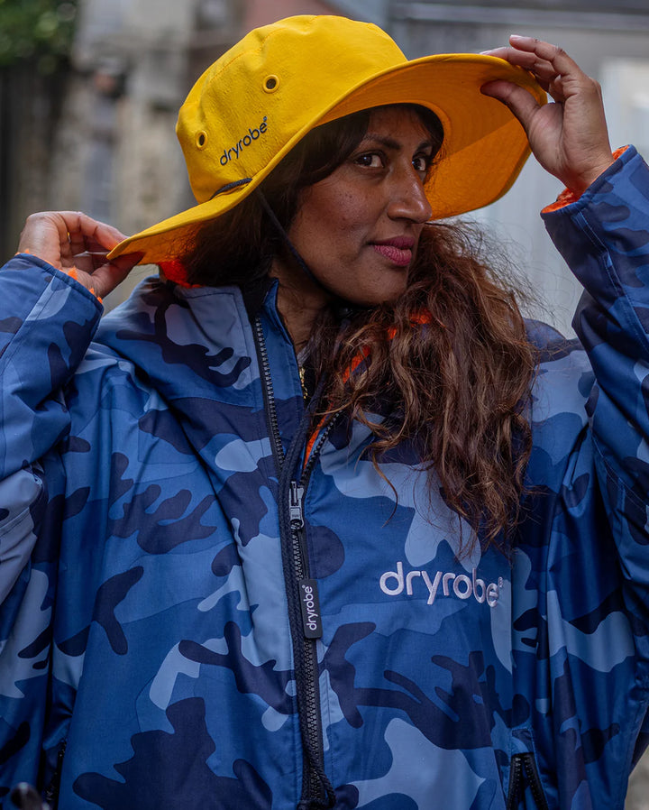 Dryrobe Quick Dry Brimmed Hat - Yellow