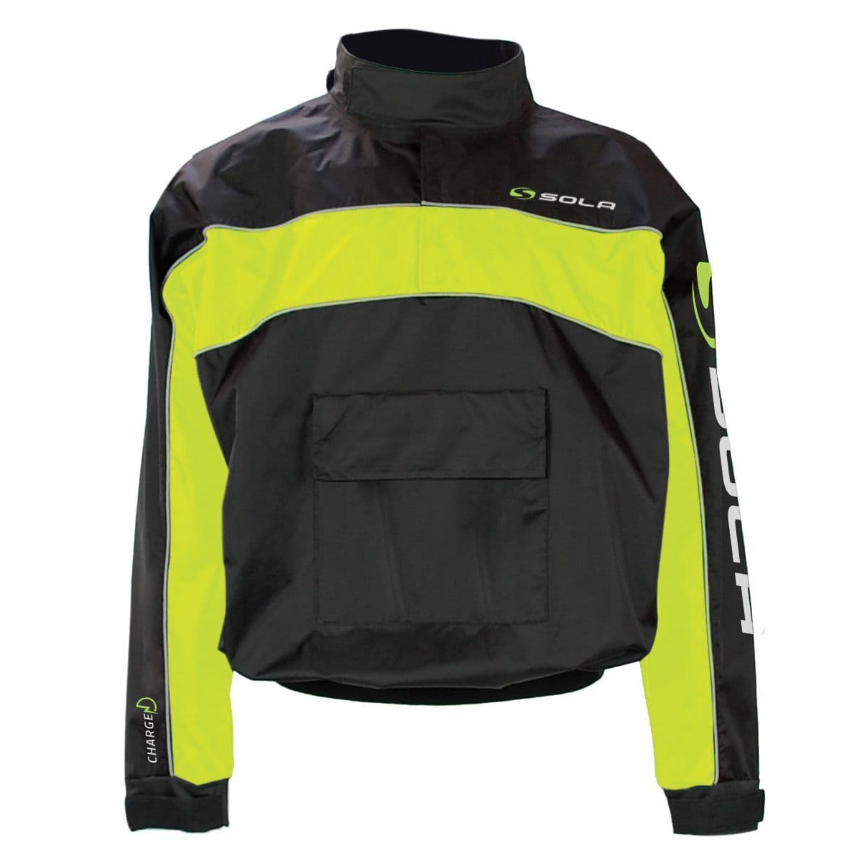 Sola CHARGE Child's Breathable Taped Spray Top Yellow - Windproof/ Waterproof