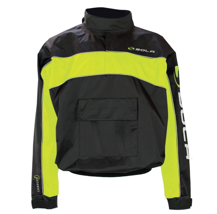 Sola CHARGE Child's Breathable Taped Spray Top Yellow - Windproof/ Waterproof
