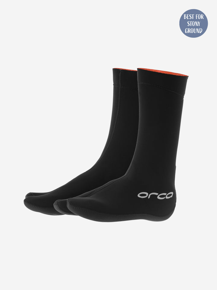 Orca Thermal Hydro Booties - Black Swimming Socks for Extra Warmth and Comfort