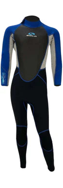 Sola Storm Kids 3/2mm Full Wetsuit - Blue/Marl - A1713