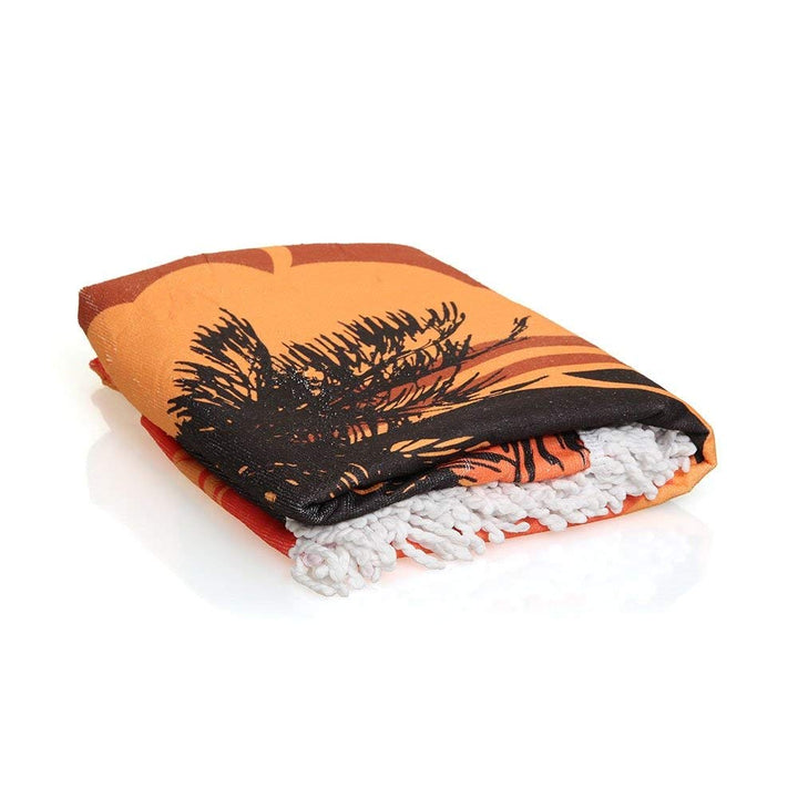 Sola Round Towel - Orange