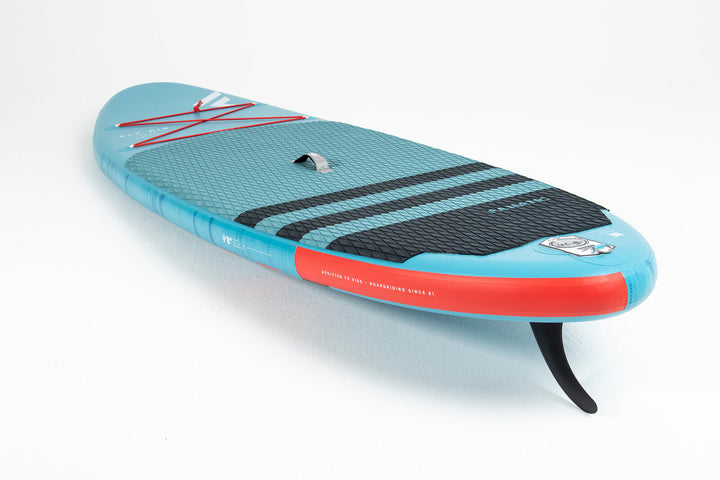 Fanatic Fly Air Pure (blue) 9'8" iSUP Inflatable Stand Up Paddleboard Package