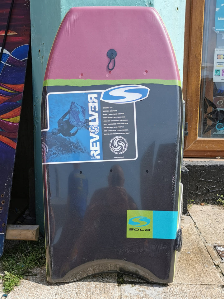 Sola REVOLVER Body Board - Black/Pink/Green Square 2022