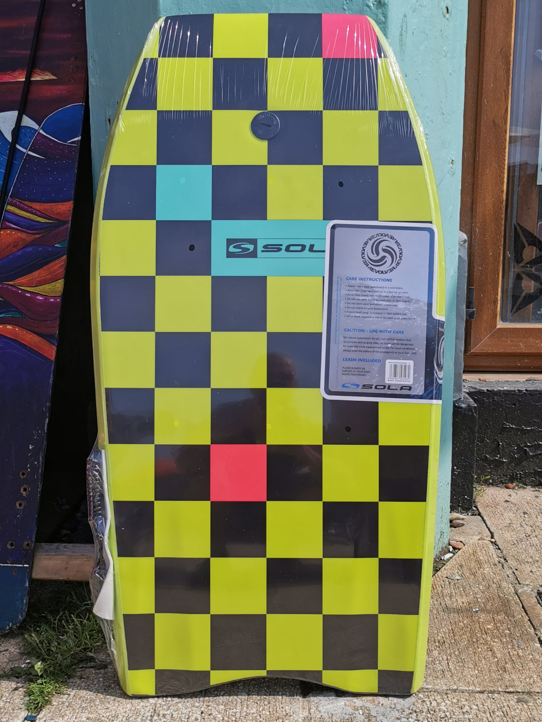 Sola REVOLVER Body Board - Black/Pink/Green Square 2022