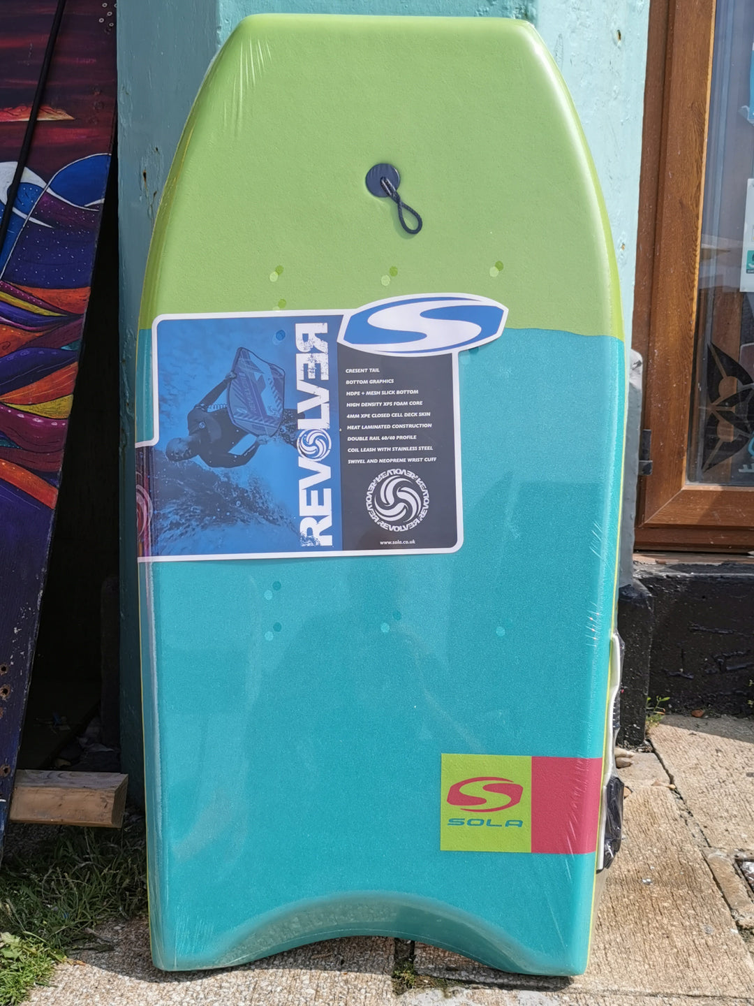 Sola REVOLVER Body Board - Blue/Lime/Pink Square 2022