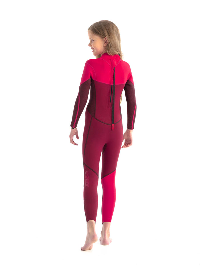 Jobe BOSTON 3/2mm Kid's Full Wetsuit - Hot Pink