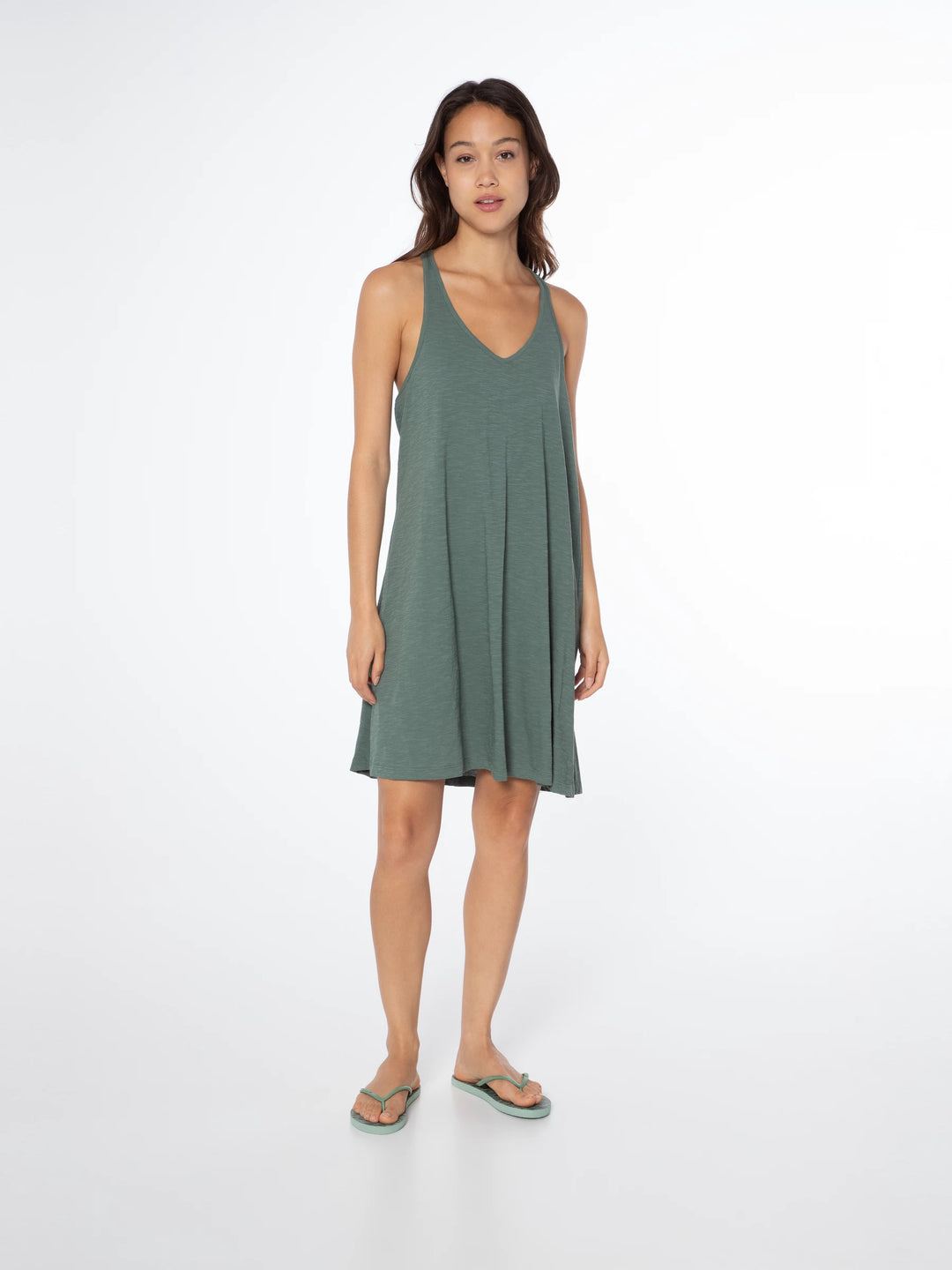 Protest PRTFELINE Dress - Glass Bottle Green