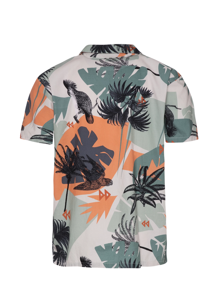 Protest PRTLEARIE Men's Short Sleeve Shirt - Cadmium Orange