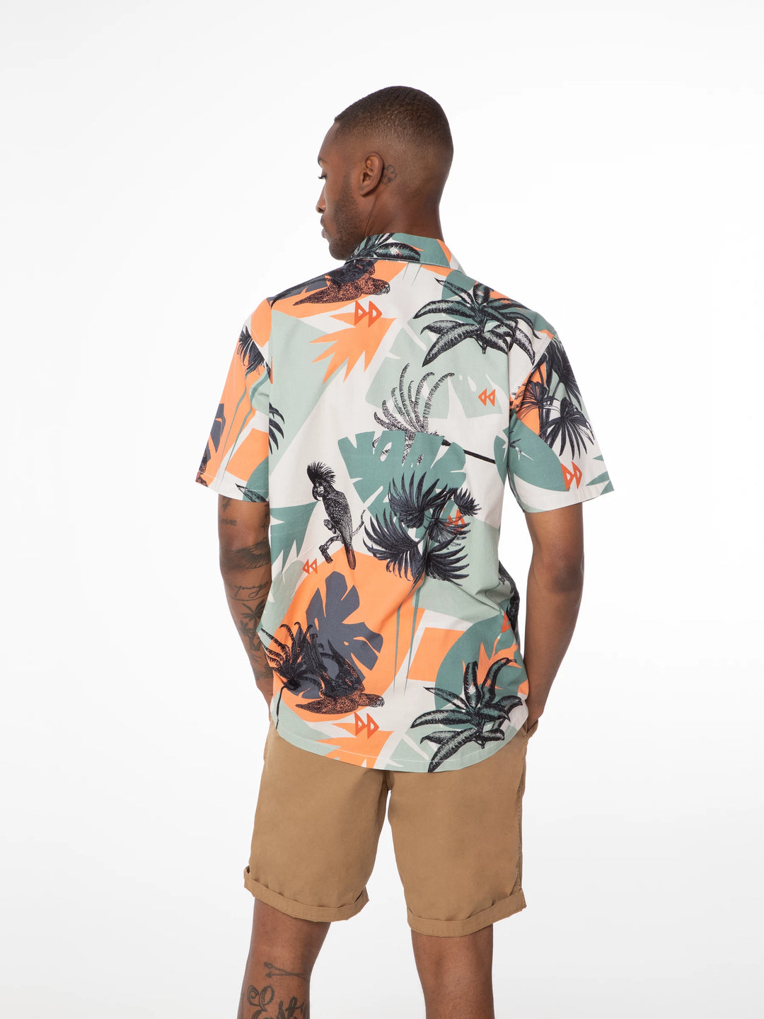 Protest PRTLEARIE Men's Short Sleeve Shirt - Cadmium Orange