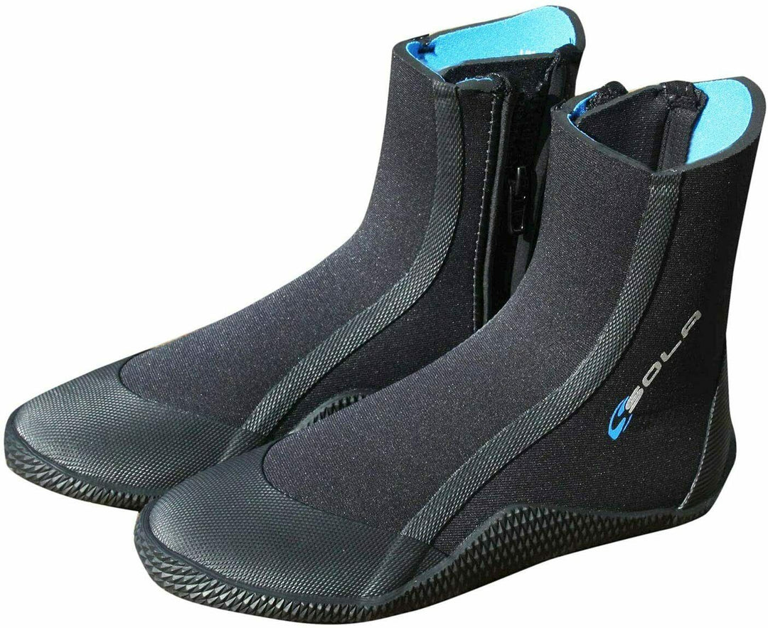 Sola - Kid's Wetsuit Boots - ZIP/ Round Toe - 5mm - A1213