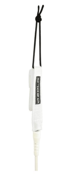 Sola Surfboard Leash - 7ft - 7mm - White