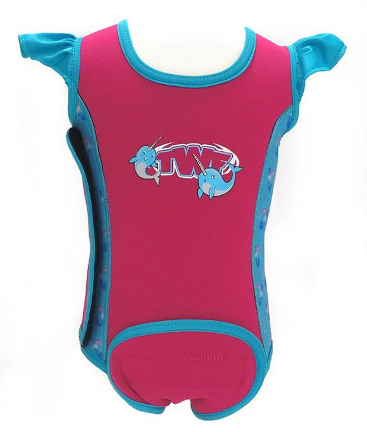 TWF Baby Wrap Wetsuit - Pink Narwhal