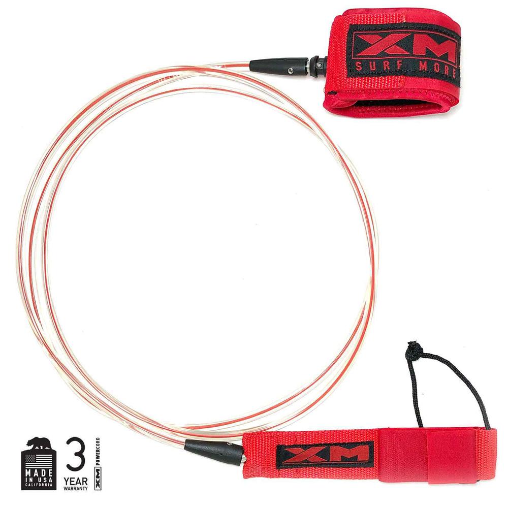 XM | Surf More - Core Leash - 8ft - Red
