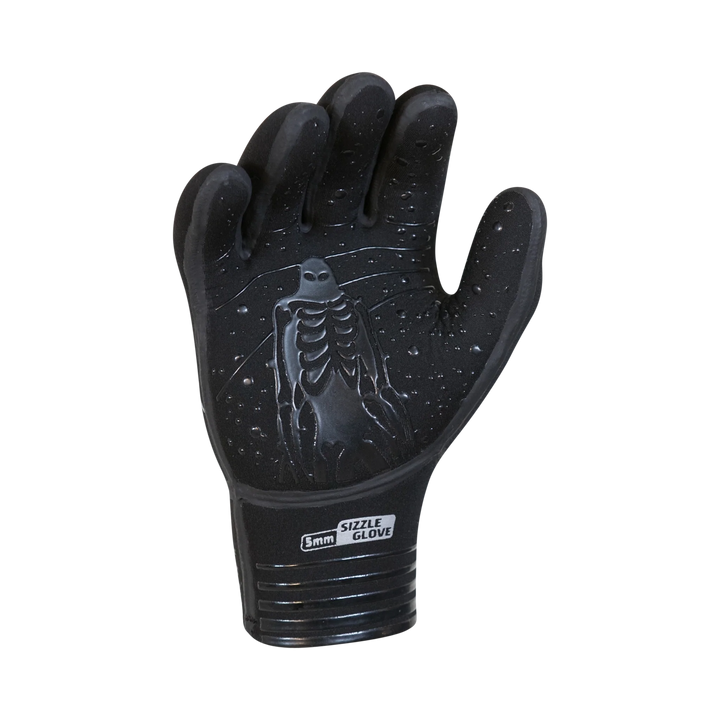 Buell Sizzle 3mm 5-Finger Neoprene Gloves - Unisex - Black