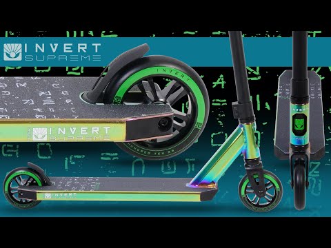 Invert Supreme 2-8-13 Scooter - Neo Green/Black