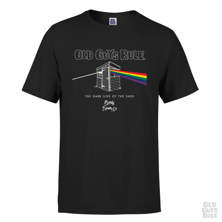 Old Guys Rule - 'Dark side of the shed’ T-shirt - Black