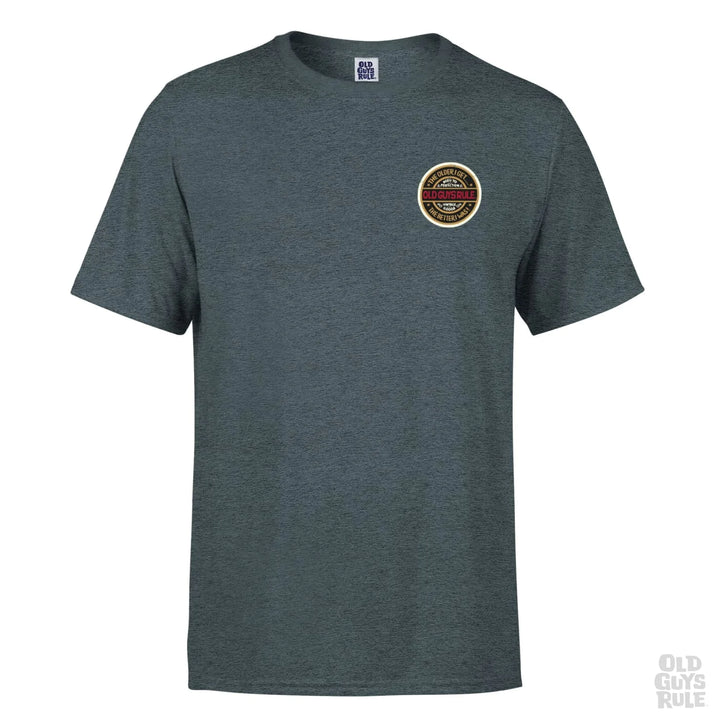 Old Guys Rule - 'Natural Traction' T-shirt - Dark heather