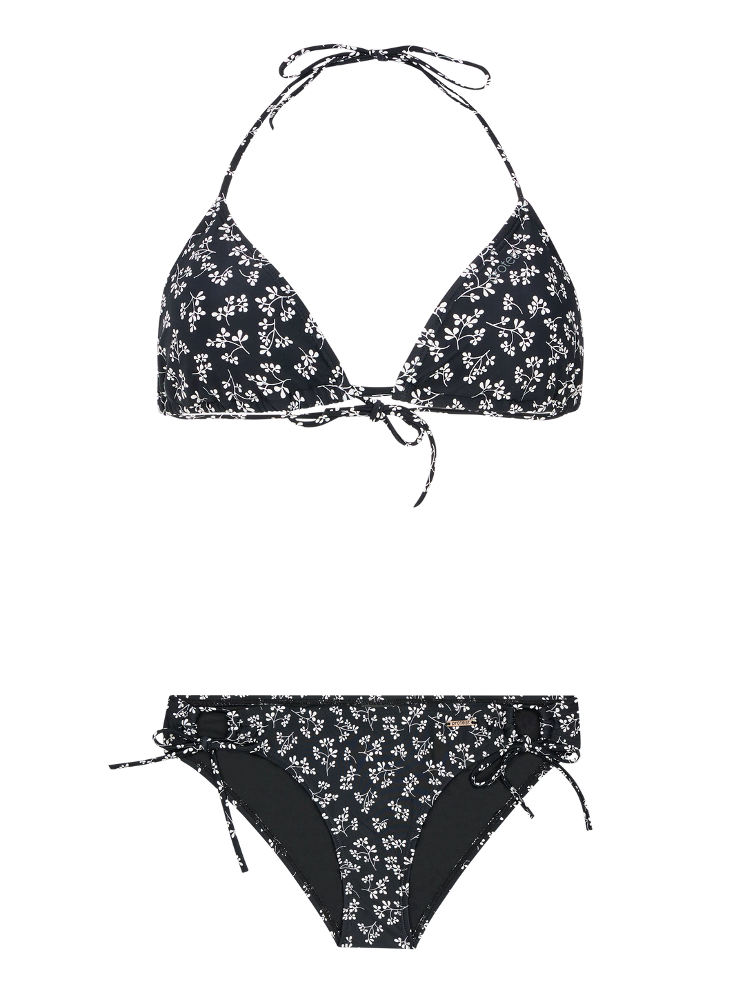 Protest PRTBONARI Women's Triangle 2-piece Bikini - True Black