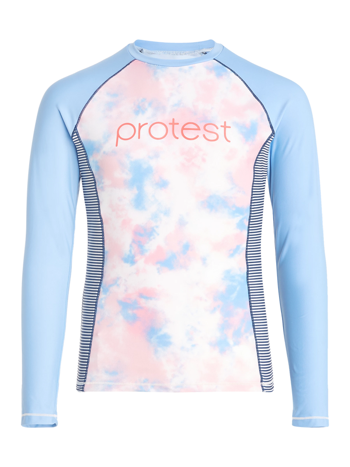 Protest PRTDELIA JR Lycra Rashguard - Kids Long Sleeve - Sugar Coral