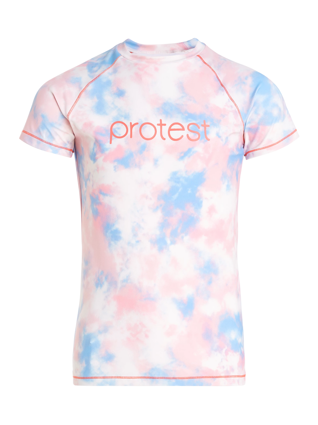 Protest PRTJELENA JR Lycra Rashguard - Kids Short Sleeve - Sugar Coral